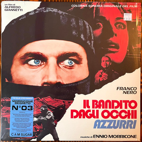 Ennio Morricone : Il Bandito Dagli Occhi Azzurri (LP,Album,Limited Edition,Remastered)