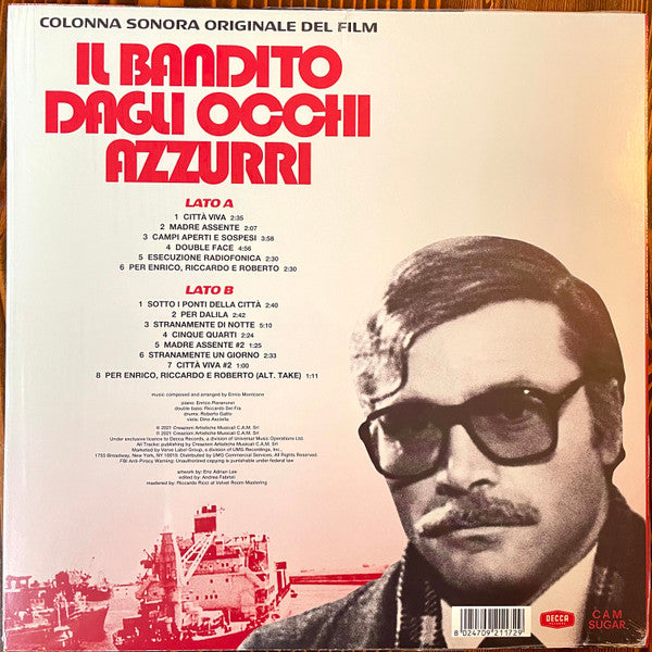 Ennio Morricone : Il Bandito Dagli Occhi Azzurri (LP,Album,Limited Edition,Remastered)