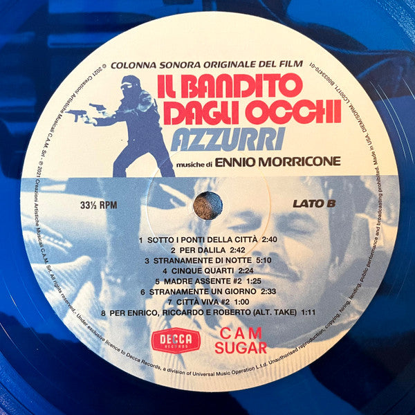 Ennio Morricone : Il Bandito Dagli Occhi Azzurri (LP,Album,Limited Edition,Remastered)