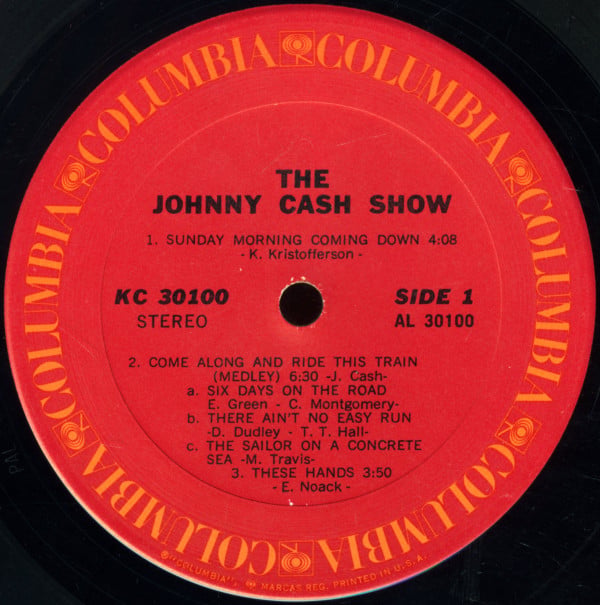 Johnny Cash : The Johnny Cash Show (LP,Album)