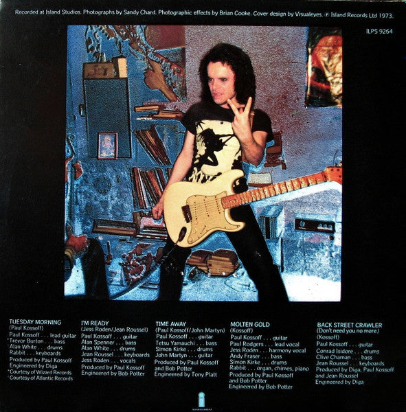 Paul Kossoff : Back Street Crawler (LP,Album,Stereo)