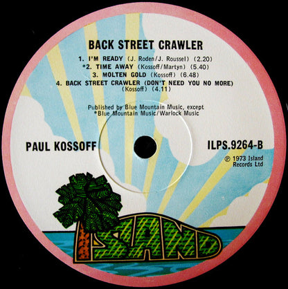 Paul Kossoff : Back Street Crawler (LP,Album,Stereo)