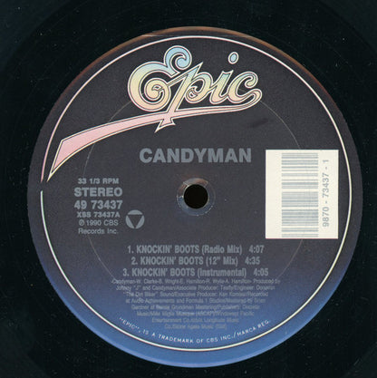 Candyman : Knockin' Boots (12",Single,33 ⅓ RPM)