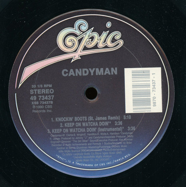Candyman : Knockin' Boots (12",Single,33 ⅓ RPM)