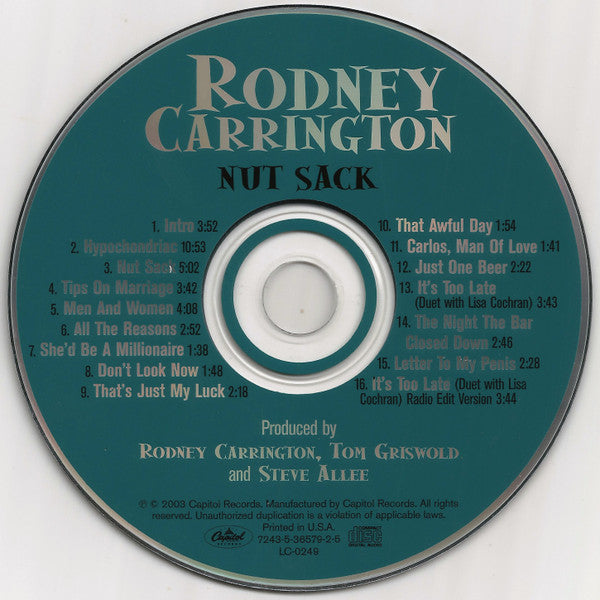 Rodney Carrington : Nut Sack (Album,Stereo)