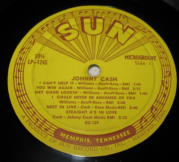 Johnny Cash : Sings Hank Williams (LP)