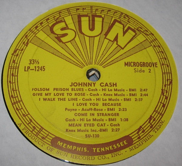 Johnny Cash : Sings Hank Williams (LP)