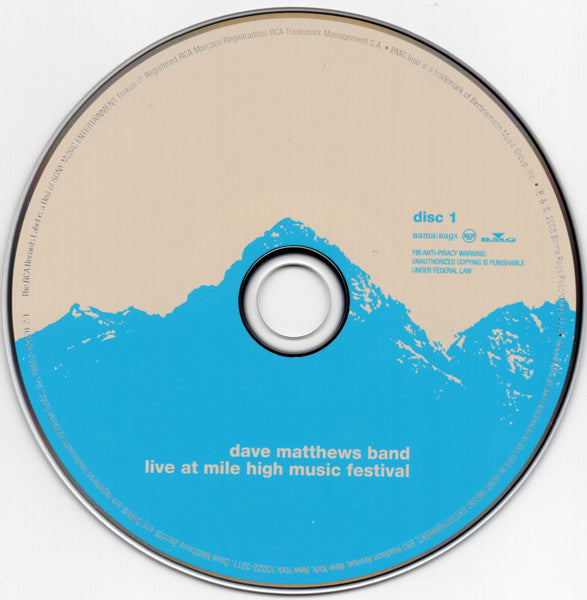 Dave Matthews Band : Live At Mile High Music Festival ()