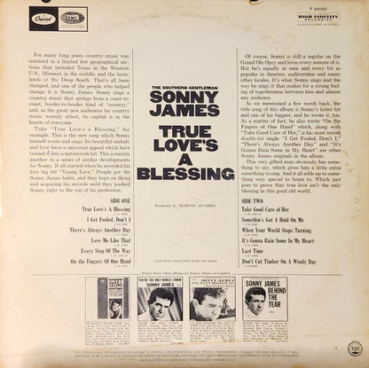 Sonny James : True Love's A Blessing (LP,Album,Mono)