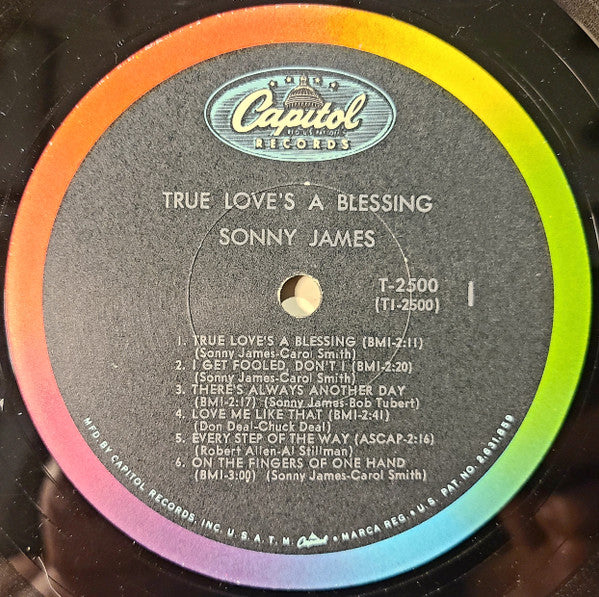 Sonny James : True Love's A Blessing (LP,Album,Mono)
