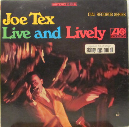 Joe Tex : Live And Lively (LP,Album,Stereo)