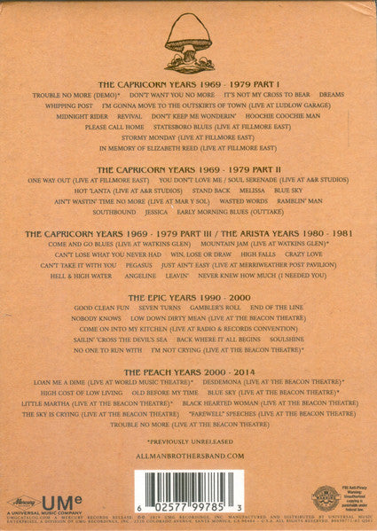 Allman Brothers Band, The : Trouble No More (50th Anniversary Collection) (Compilation)
