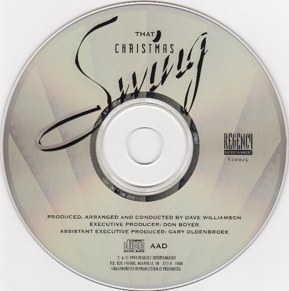 Dave Williamson Big Band, The And Dave Williamson Singers, The : That Christmas Swing (Album)