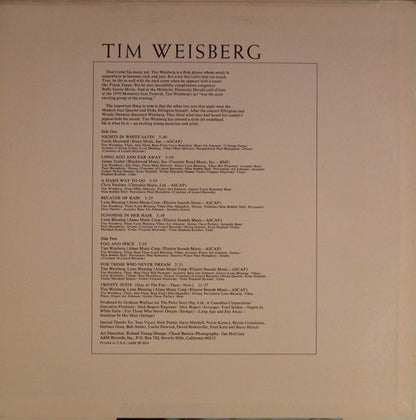 Tim Weisberg : Tim Weisberg (LP,Album,Repress)