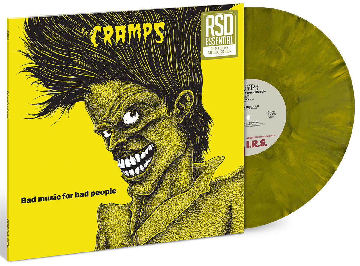 The Cramps - Bad Music For Bad People (RSD Essential, Goo Goo Muck Green LP Vinyl) UPC: 199957132725