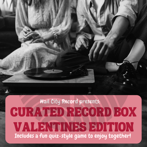 Curated vinyl record box: Valentines Edition!