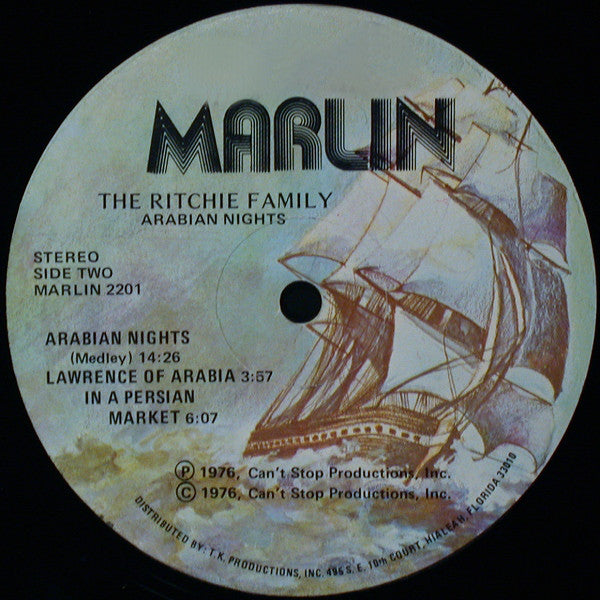 Ritchie Family, The : Arabian Nights (LP,Album,Partially Mixed)