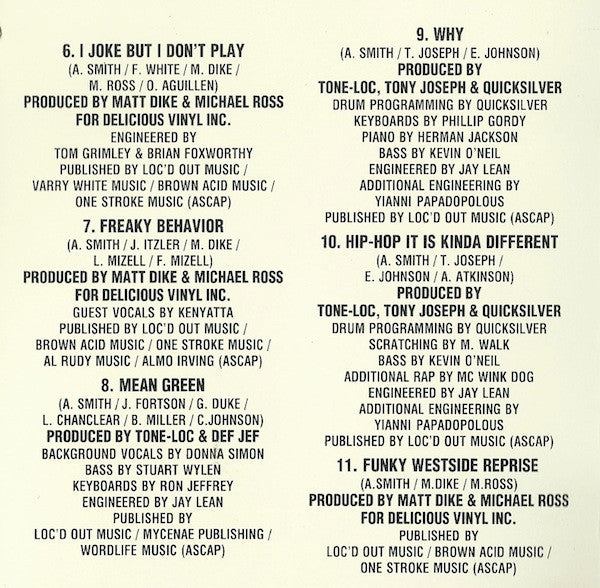 Tone Loc : Cool Hand Lōc (Album)