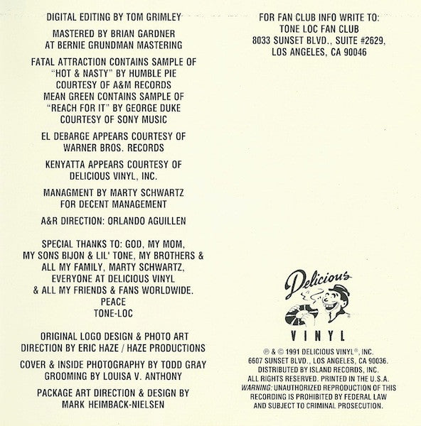 Tone Loc : Cool Hand Lōc (Album)