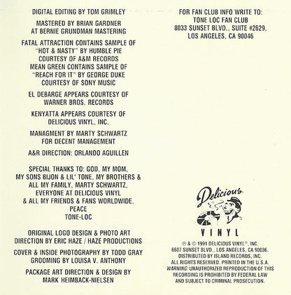 Tone Loc : Cool Hand Lōc (Album)