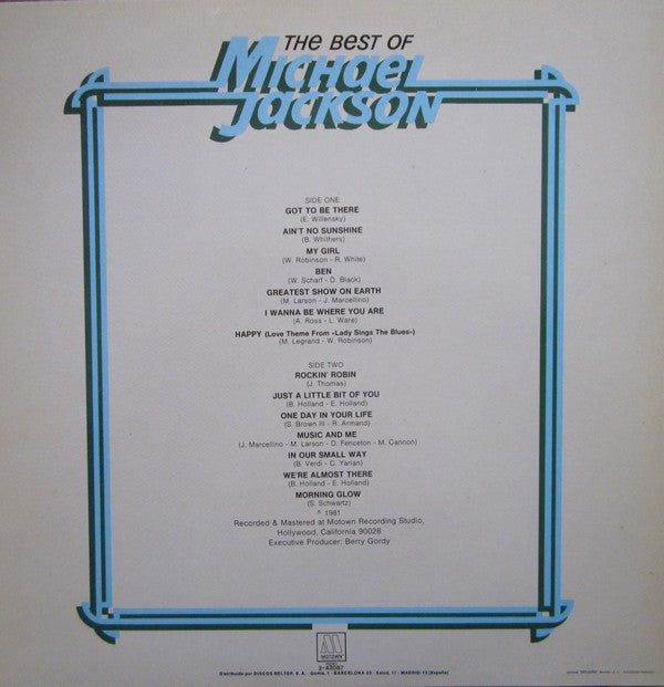 Michael Jackson : The Best Of Michael Jackson (LP,Compilation,Reissue)