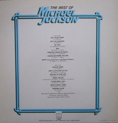 Michael Jackson : The Best Of Michael Jackson (LP,Compilation,Reissue)
