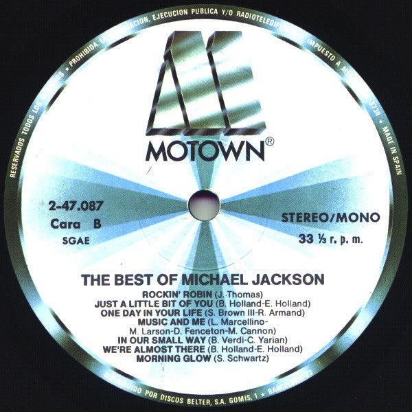 Michael Jackson : The Best Of Michael Jackson (LP,Compilation,Reissue)