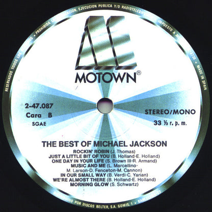 Michael Jackson : The Best Of Michael Jackson (LP,Compilation,Reissue)