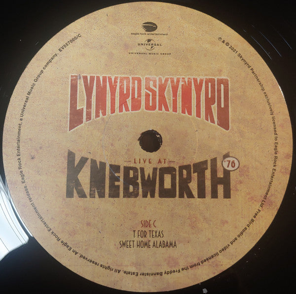 Lynyrd Skynyrd : Live At Knebworth ‘76 (LP,Album,Stereo)