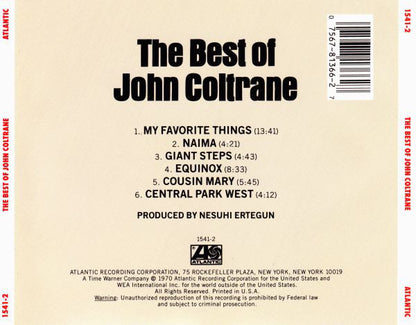 John Coltrane : The Best Of John Coltrane (Compilation,Reissue)