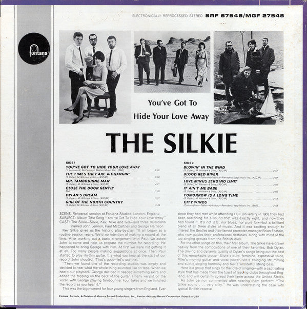 Silkie, The : You've Got To Hide Your Love Away (LP,Album,Mono)