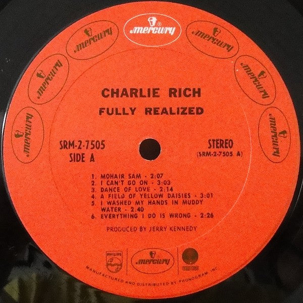 Charlie Rich : Fully Realized (LP,Compilation)