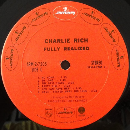 Charlie Rich : Fully Realized (LP,Compilation)
