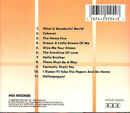 Louis Armstrong : What A Wonderful World (Album,Reissue)