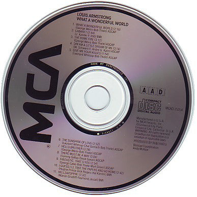 Louis Armstrong : What A Wonderful World (Album,Reissue)