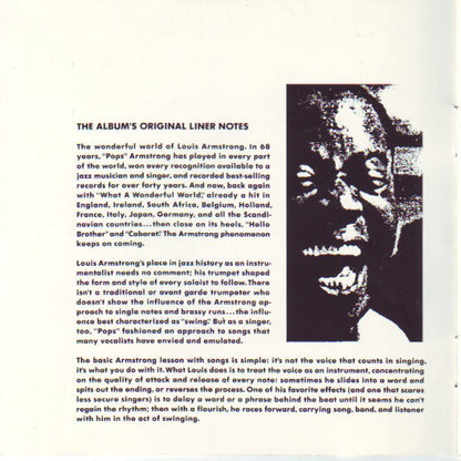 Louis Armstrong : What A Wonderful World (Album,Reissue)