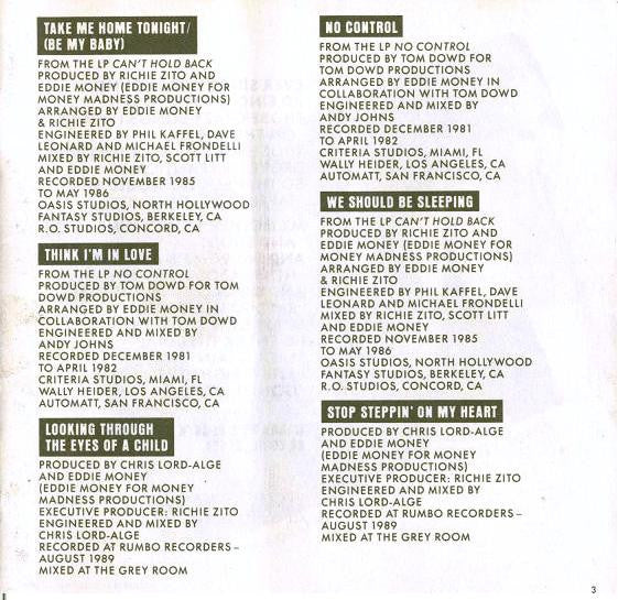 Eddie Money : Greatest Hits - Sound Of Money (Compilation)