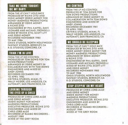 Eddie Money : Greatest Hits - Sound Of Money (Compilation)