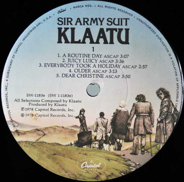 Klaatu : Sir Army Suit (LP,Album)