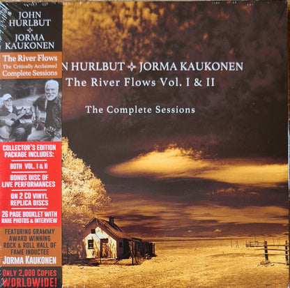 John Hurlbut (2) / Jorma Kaukonen : The River Flows Vol. I & II - The Complete Sessions (Album,Limited Edition)