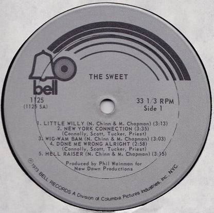 Sweet, The : The Sweet Featuring "Little Willy" & "Blockbuster" (LP,Album,Compilation,Stereo)