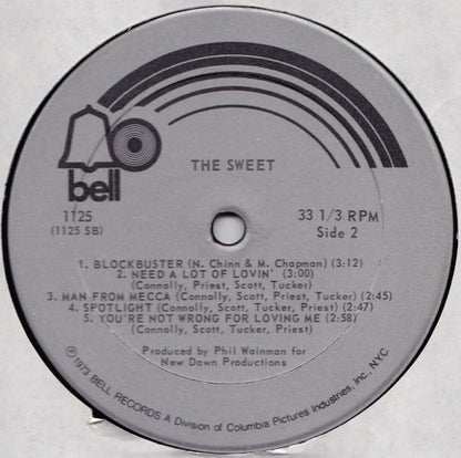 Sweet, The : The Sweet Featuring "Little Willy" & "Blockbuster" (LP,Album,Compilation,Stereo)
