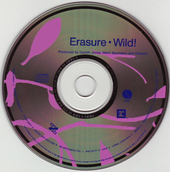 Erasure : Wild! (Album)