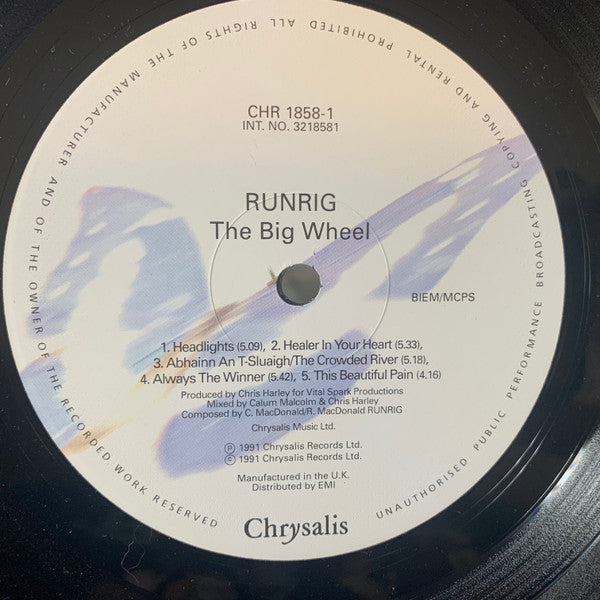 Runrig : The Big Wheel (LP,Album)