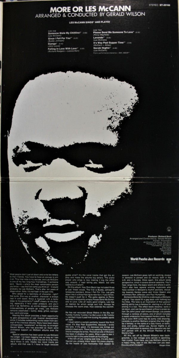 Les McCann : More Or Les McCann (LP,Album,Stereo)