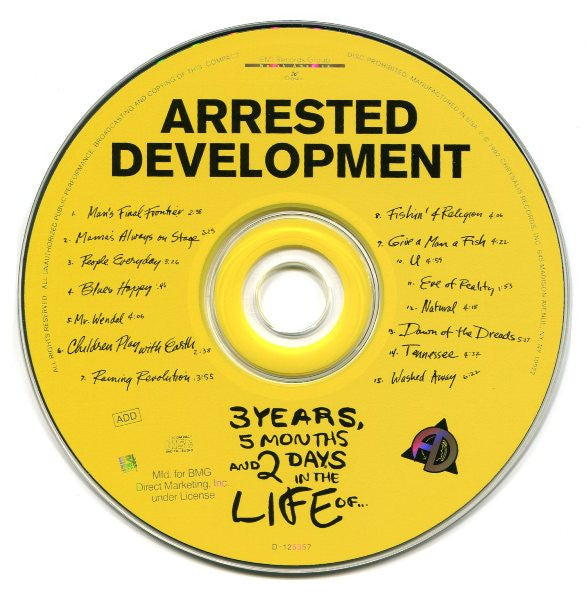 Arrested Development : 3 Years, 5 Months And 2 Days In The Life Of... (Album,Club Edition)