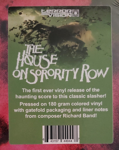 Richard Band : The House On Sorority Row (Original Motion Picture Soundtrack) (LP,Club Edition,Numbered,Remastered)