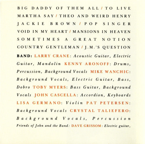 John Cougar Mellencamp : Big Daddy (Album)