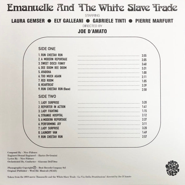 Nico Fidenco : Emanuelle And The White Slave Trade (LP,Limited Edition)