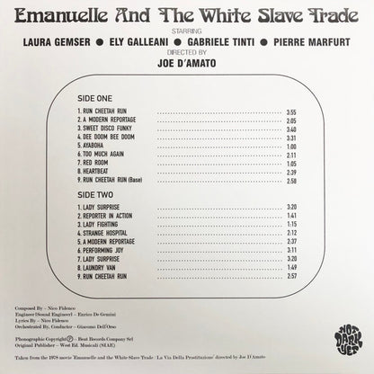 Nico Fidenco : Emanuelle And The White Slave Trade (LP,Limited Edition)